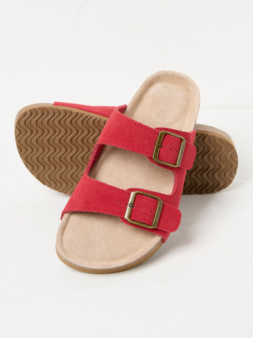 Red Leather Meldon Sandal