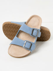 Blue Leather Meldon Sandal