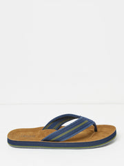 Burcott Dark Tan Flip Flops