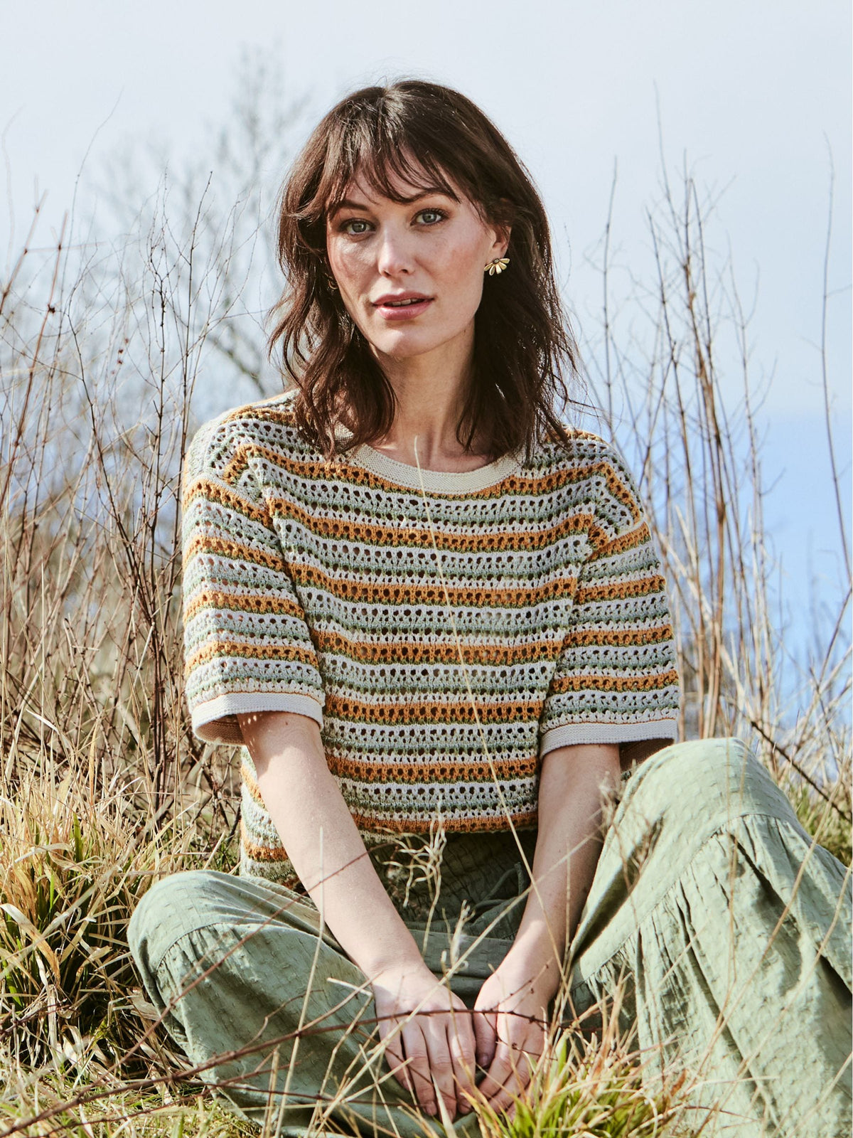 Yellow Beeble Knitted T-Shirt