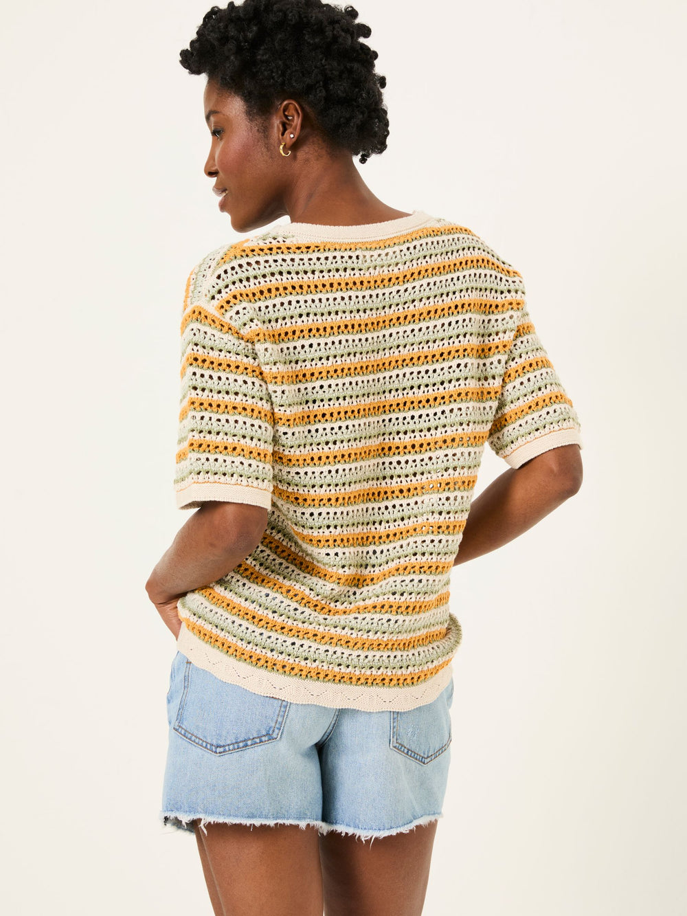 Yellow Beeble Knitted T-Shirt