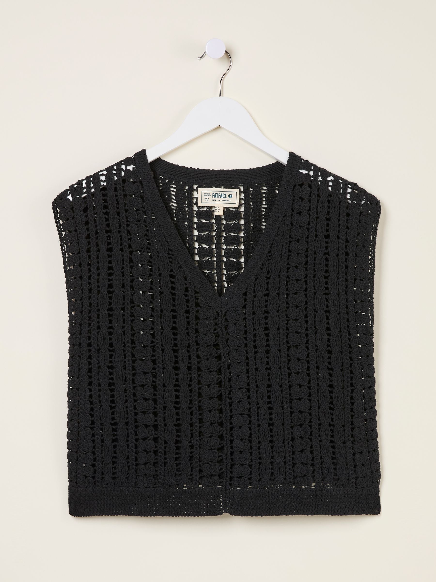Florence Black Knitted Tank