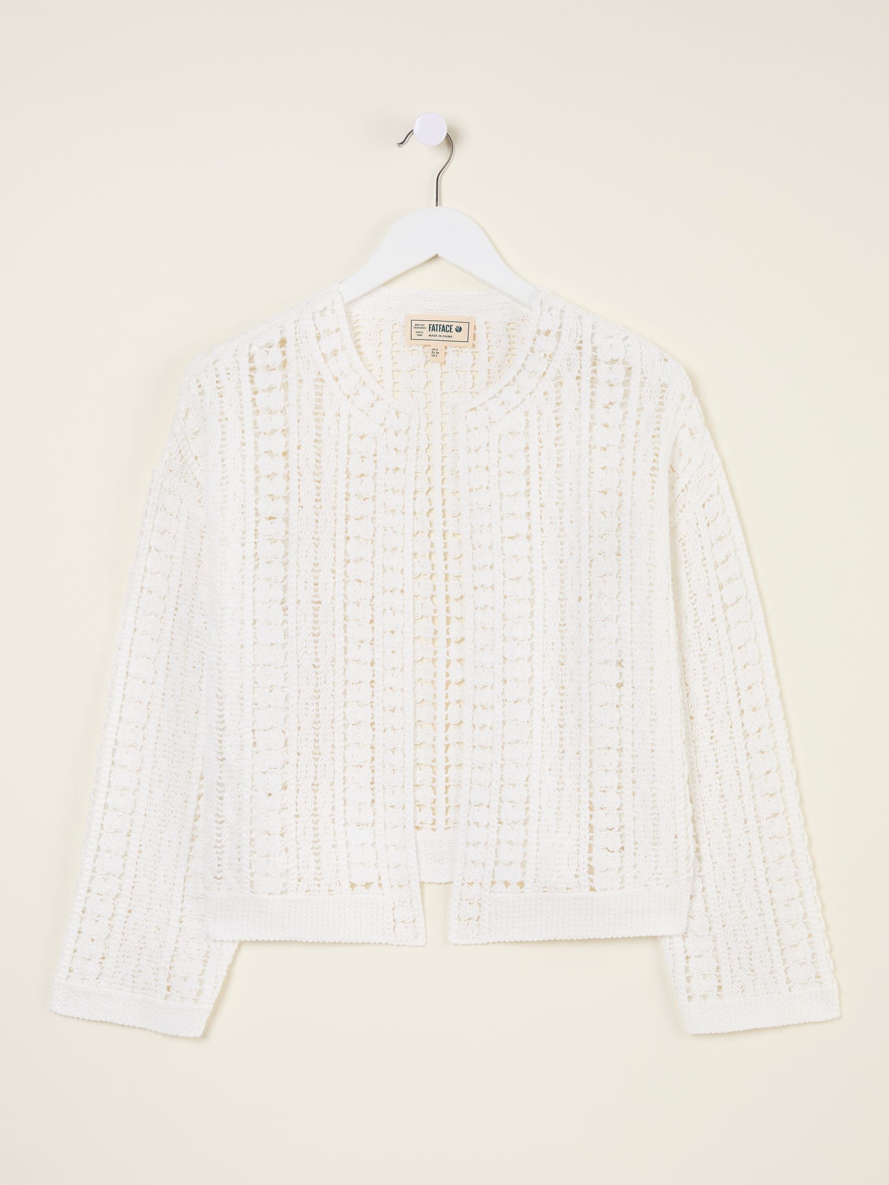 Florence White Knitted Cardigan
