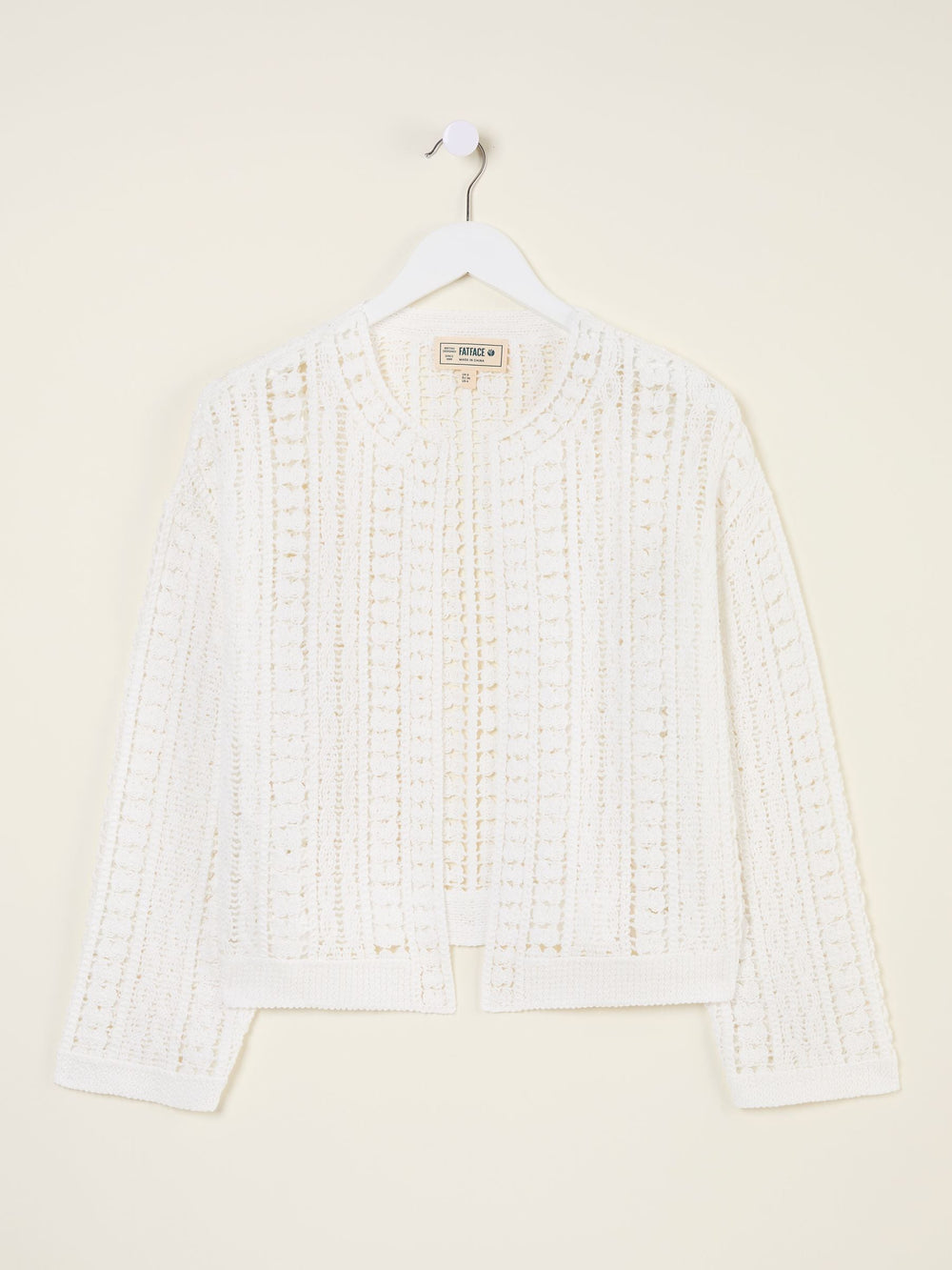 Florence White Knitted Cardigan
