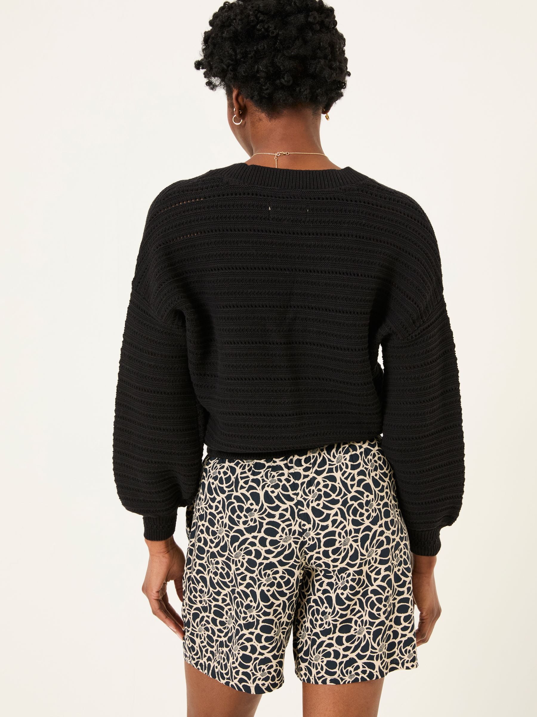 Annie Black Knitted Cardigan