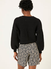 Annie Black Knitted Cardigan