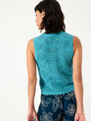 Jodie Jade Green Knitted Vest