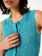 Jodie Jade Green Knitted Vest