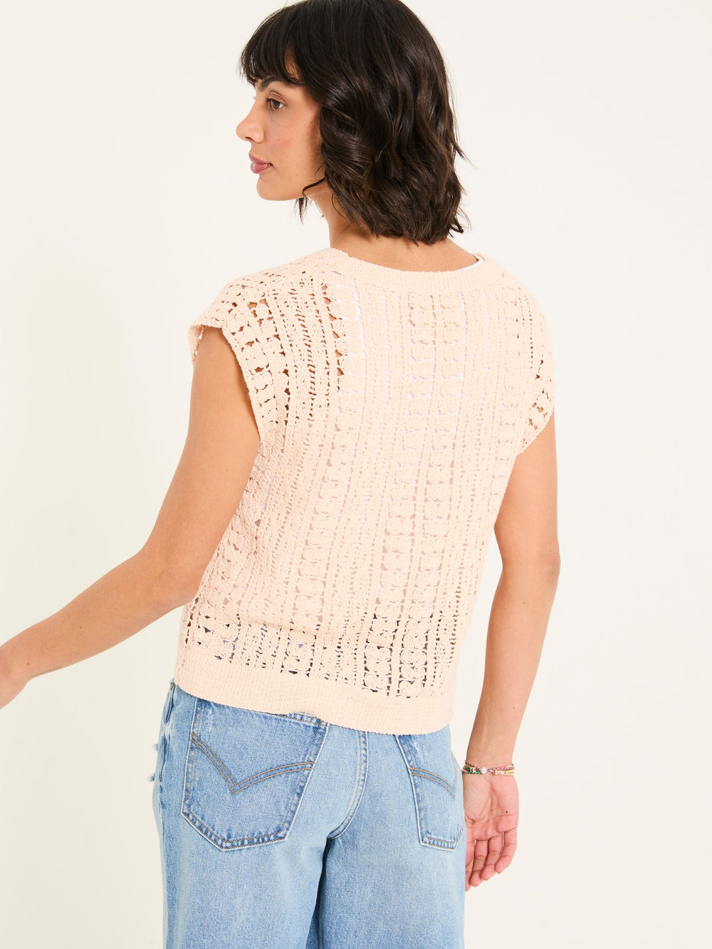 Florence Rose Pink Knitted Tank