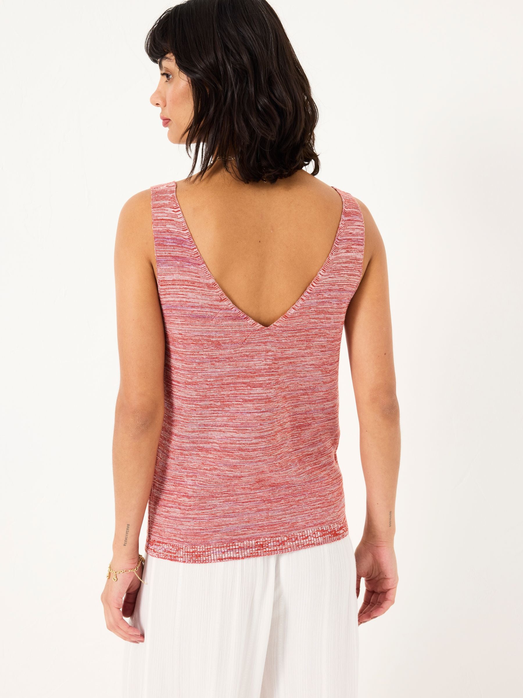 Joelle Red Knitted Vest