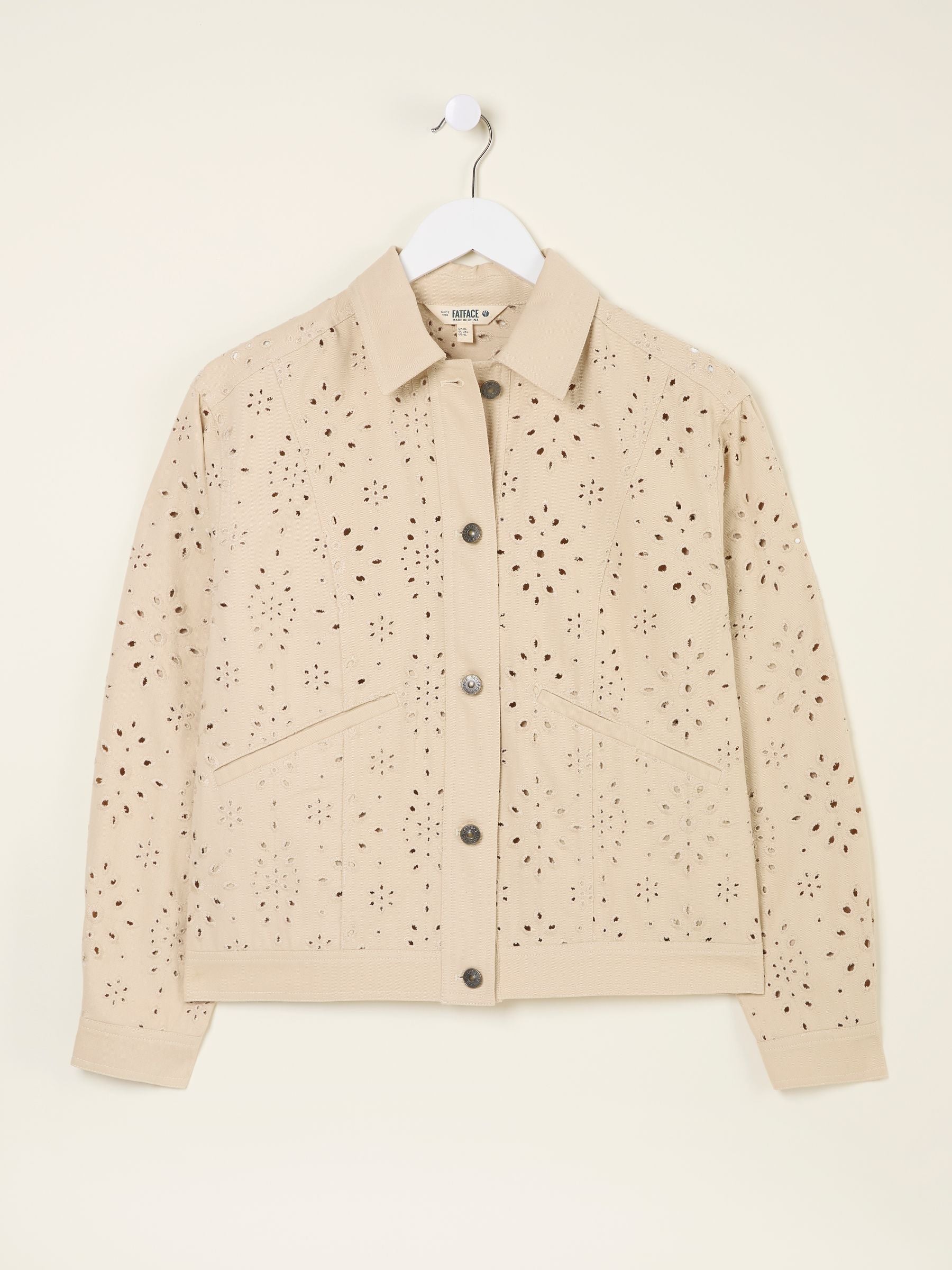 Hazel Dark Natural Hazel Broderie Jacket