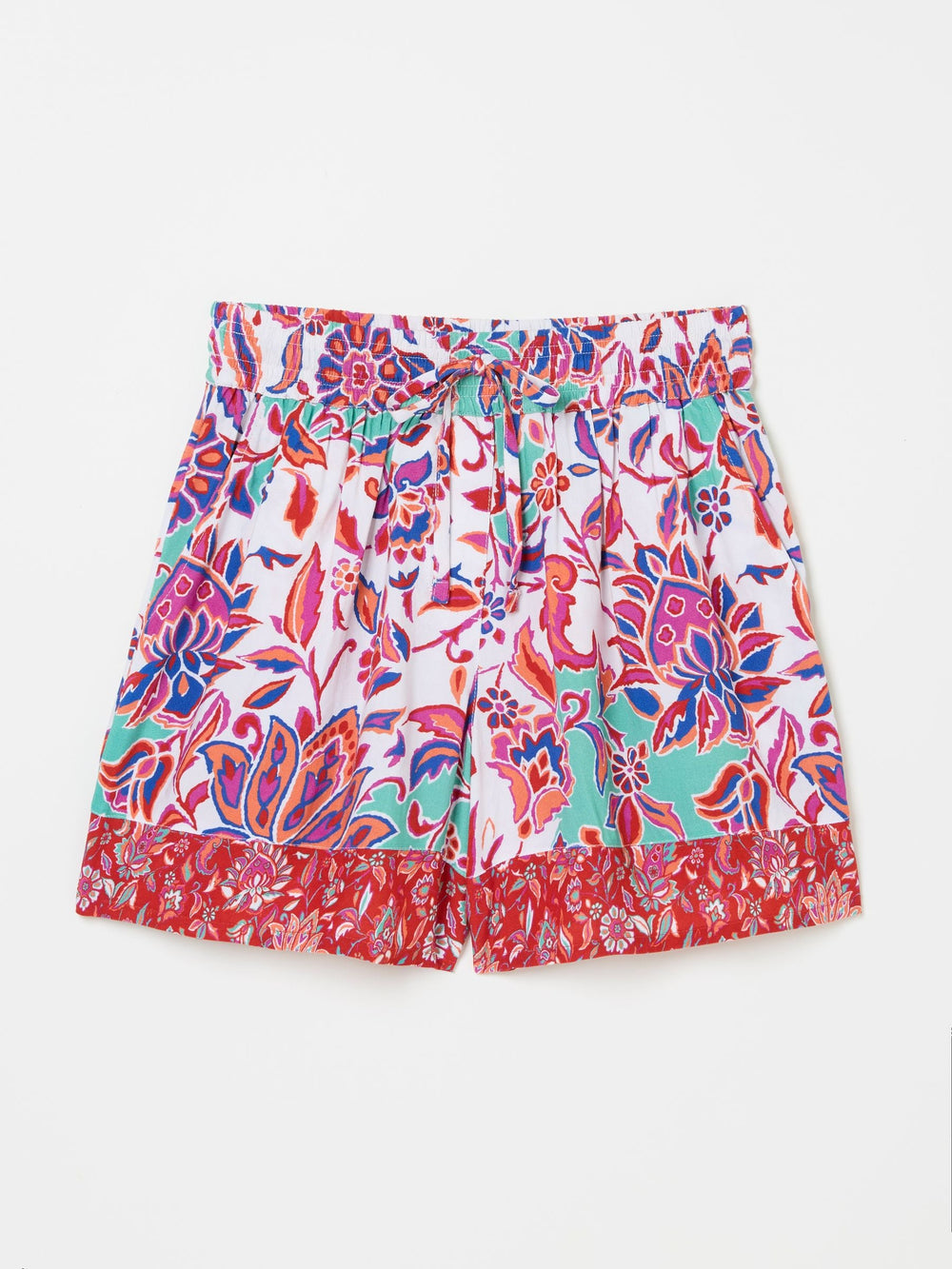 Ivory Festival Floral Flippy Shorts
