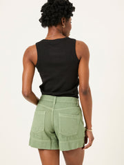 Broadway Mint Green Woven Shorts