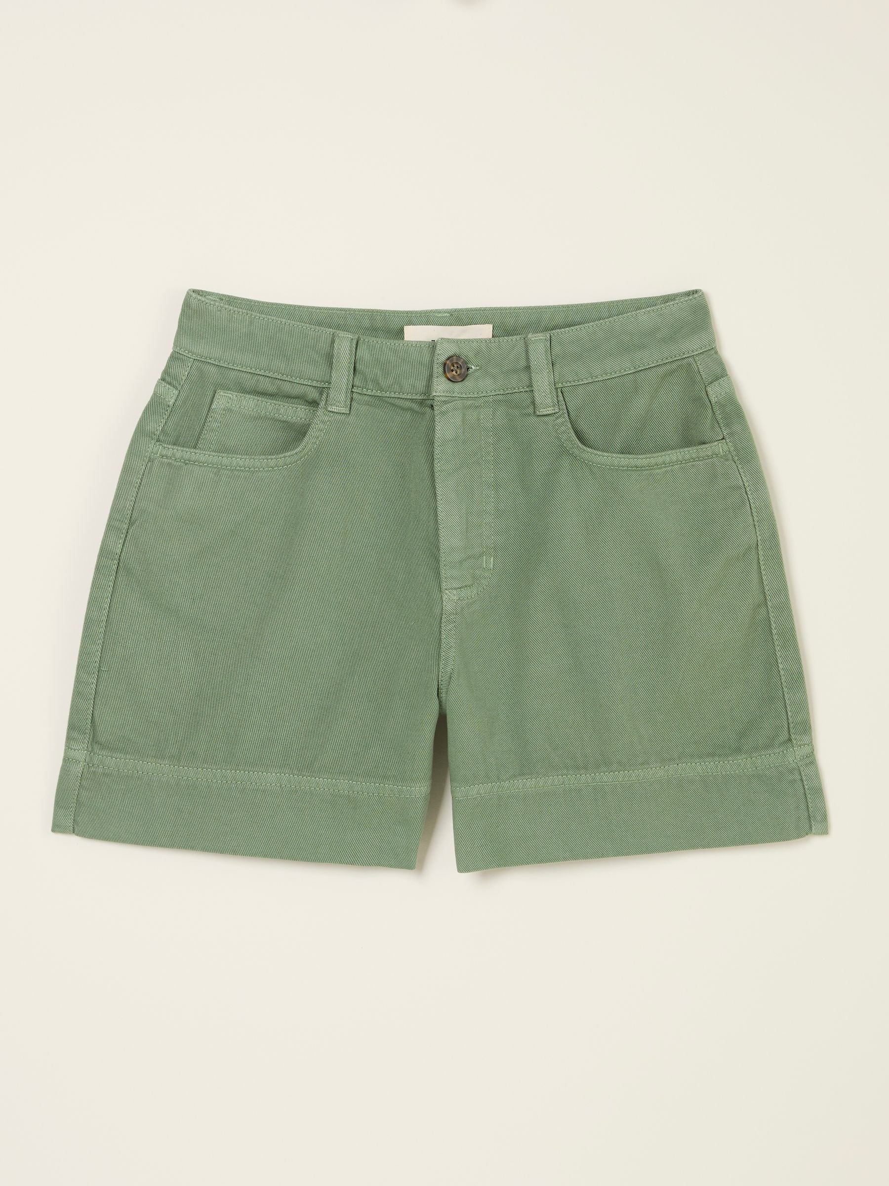Broadway Mint Green Woven Shorts