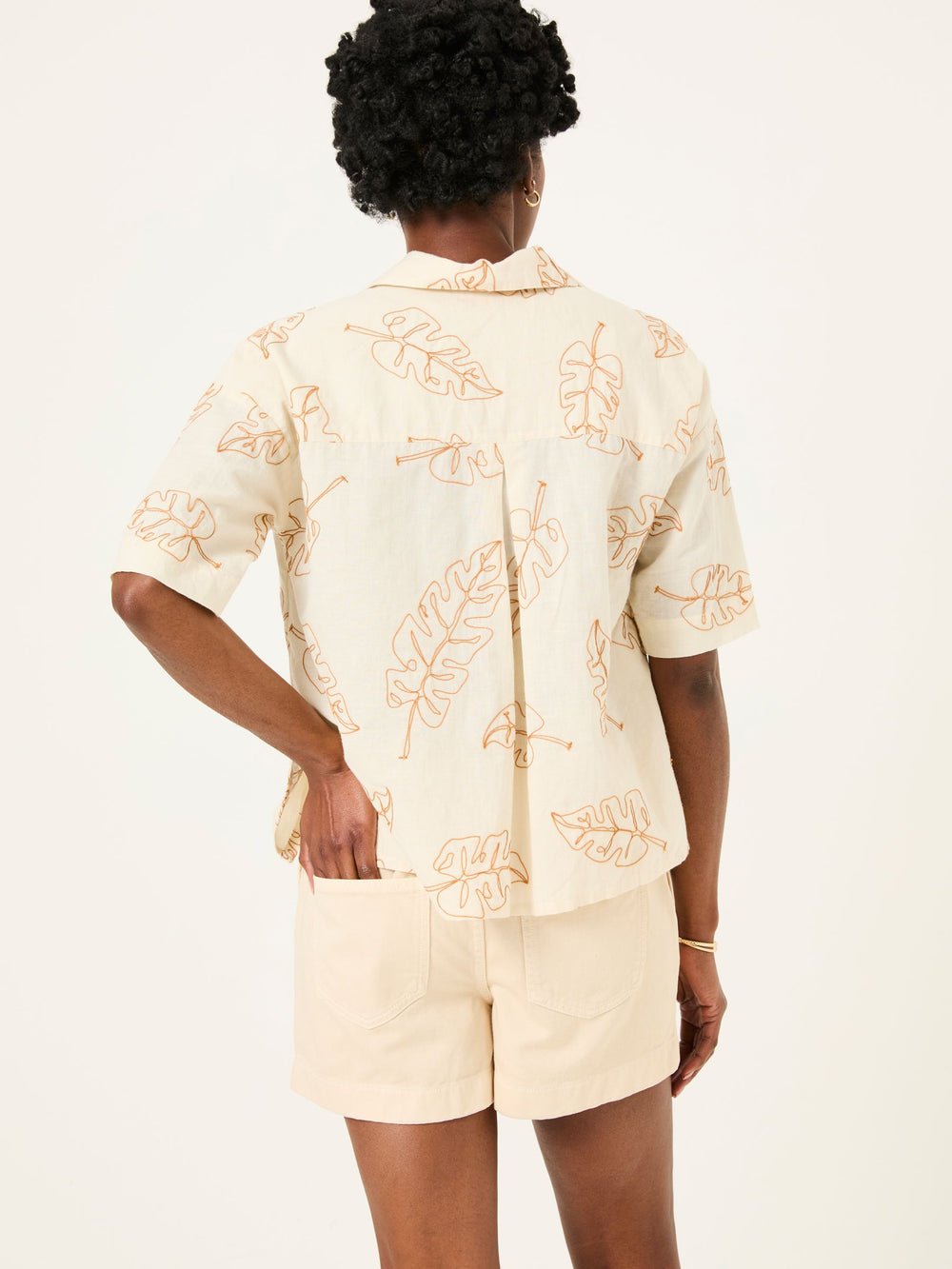 Ashby Natural Drawstring Shorts