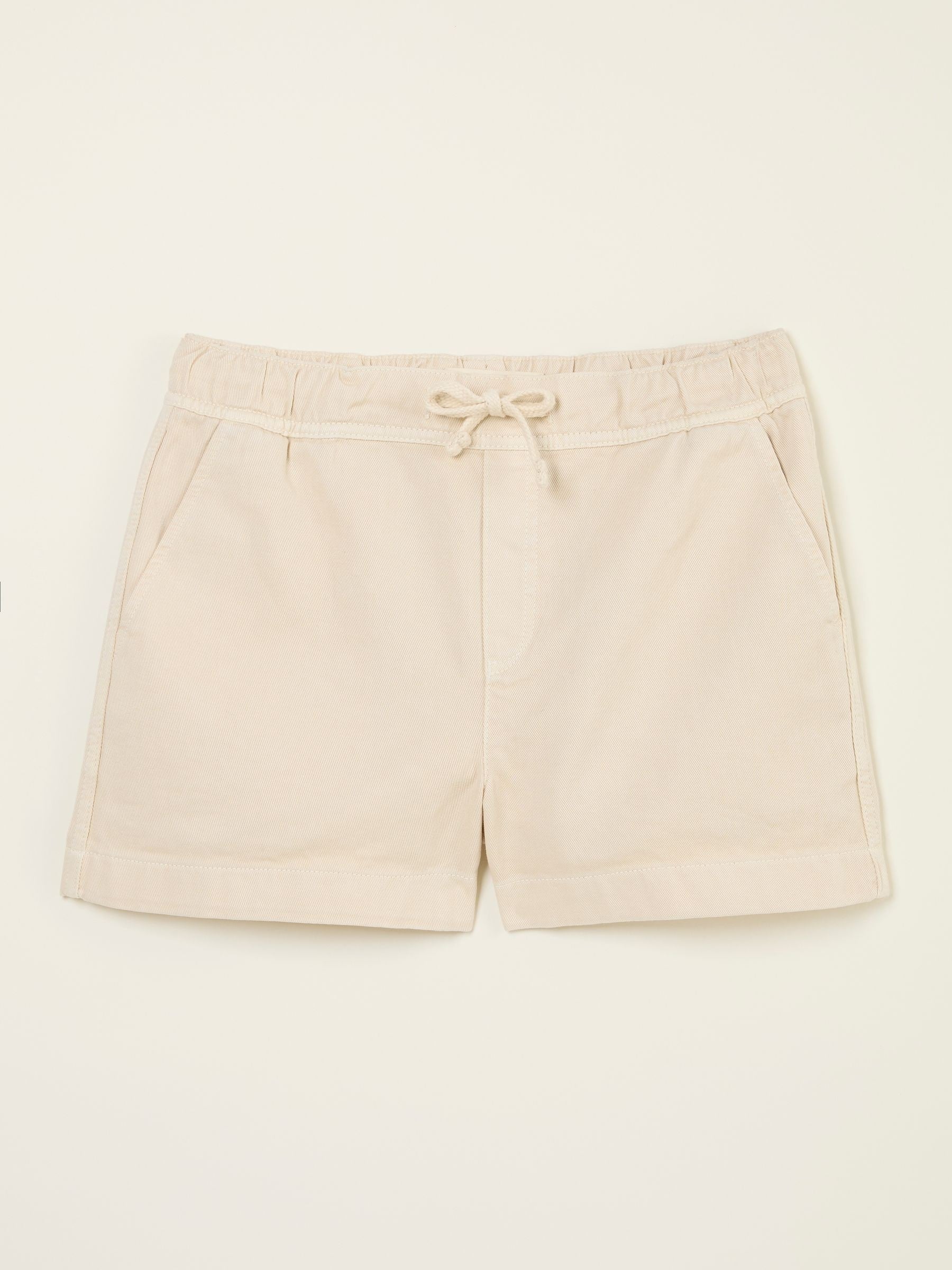 Ashby Natural Drawstring Shorts