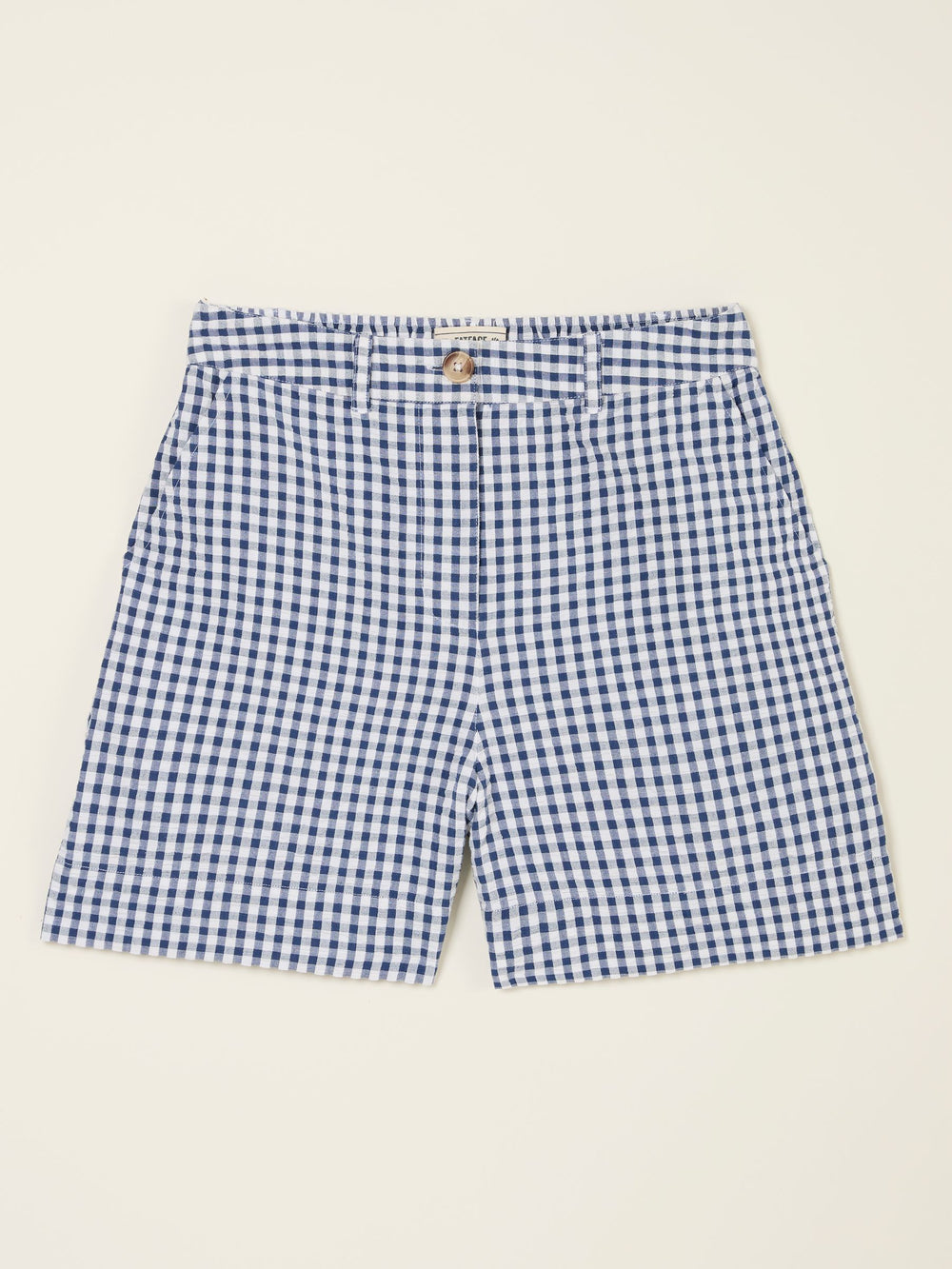 Nell Navy Gingham Shorts