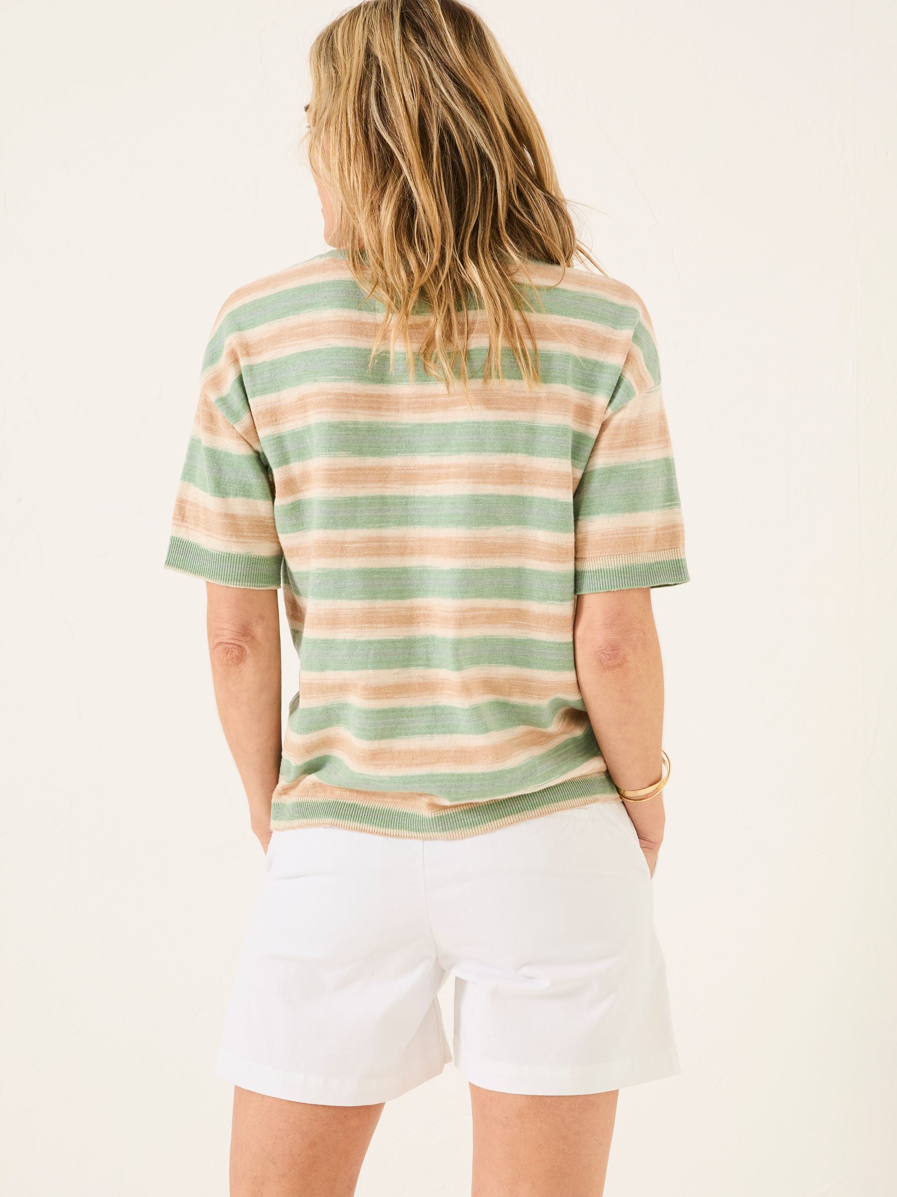 Padstow White Chino Shorts