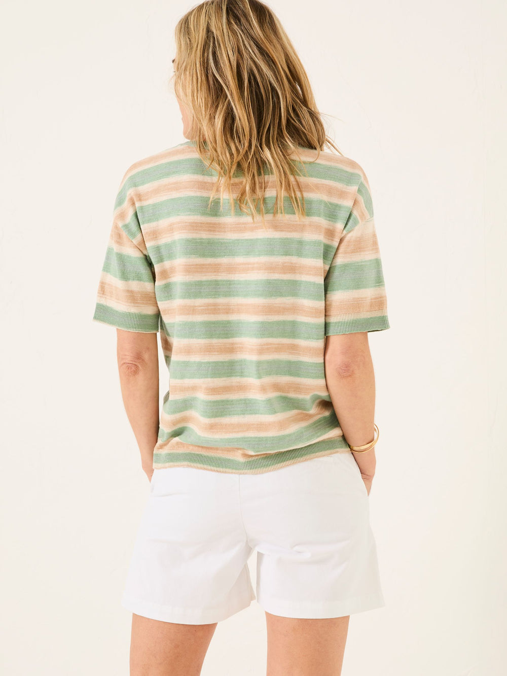 Padstow White Chino Shorts