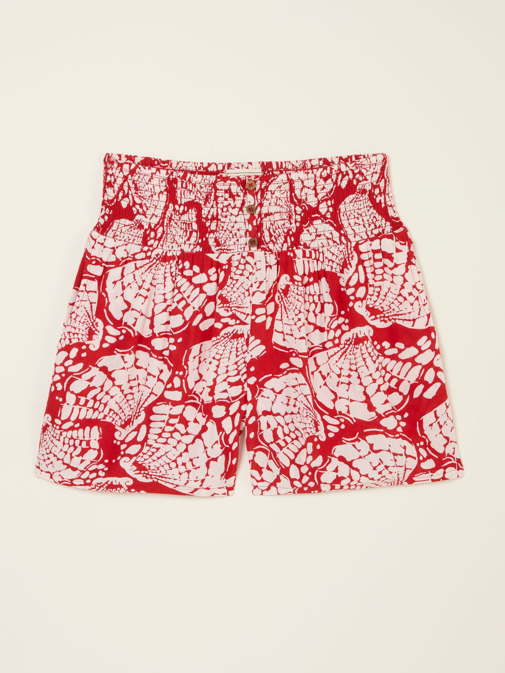 Rust Red Mono Shell Flippy Shorts