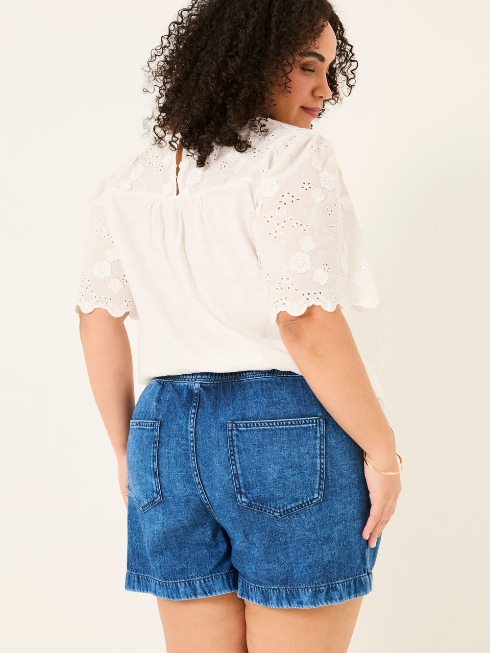 Ashby Dark Vintage Blue Drawstring Shorts