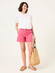 Padstow Dark Pink Chino Shorts