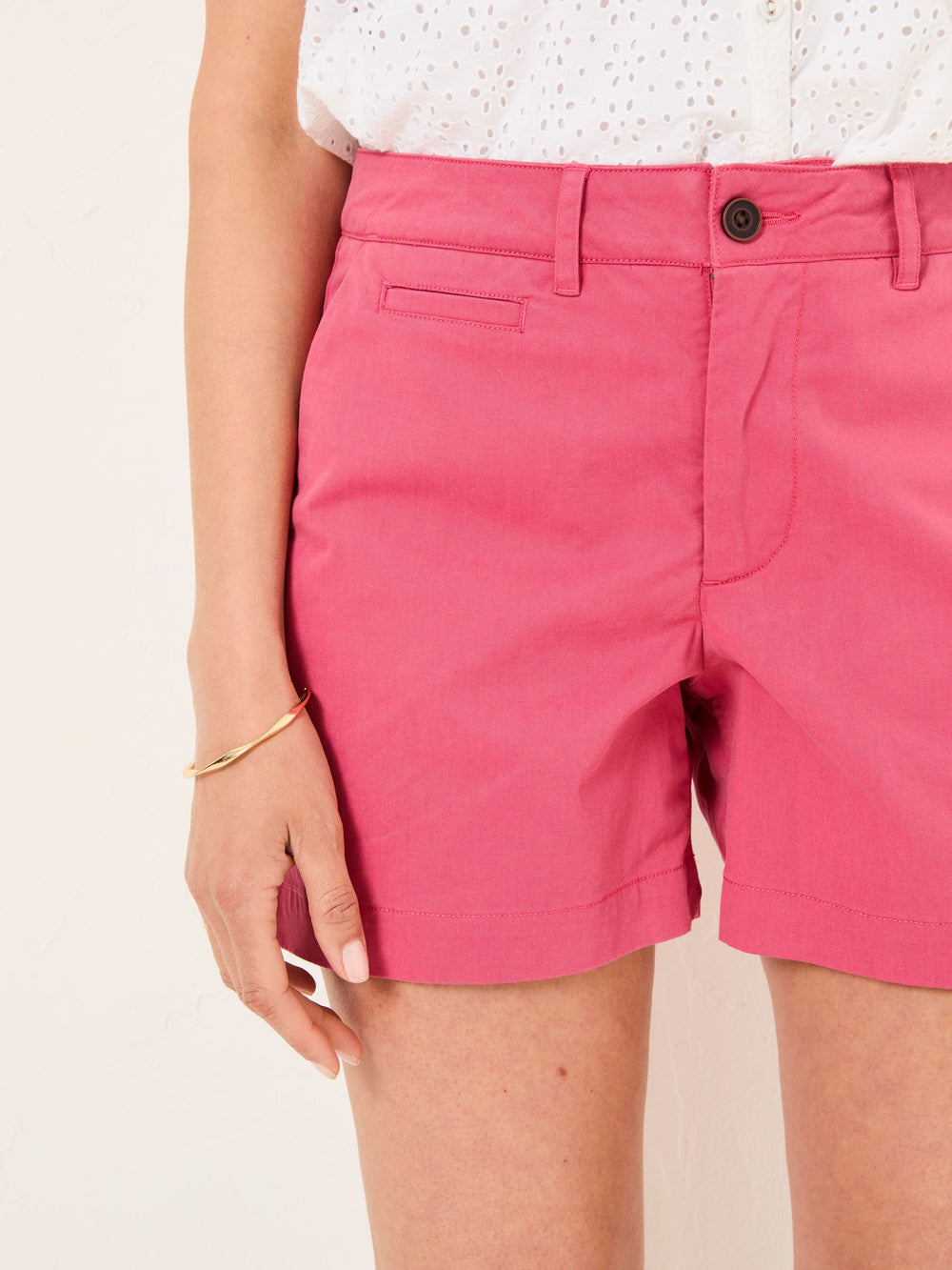 Padstow Dark Pink Chino Shorts