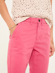 Farnham Pink Cropped Chino Trousers