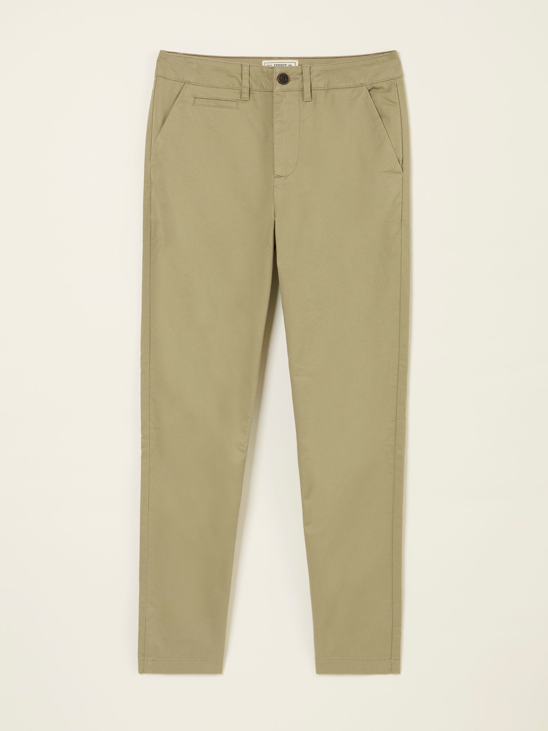 Rye Khaki Green Chino Trousers