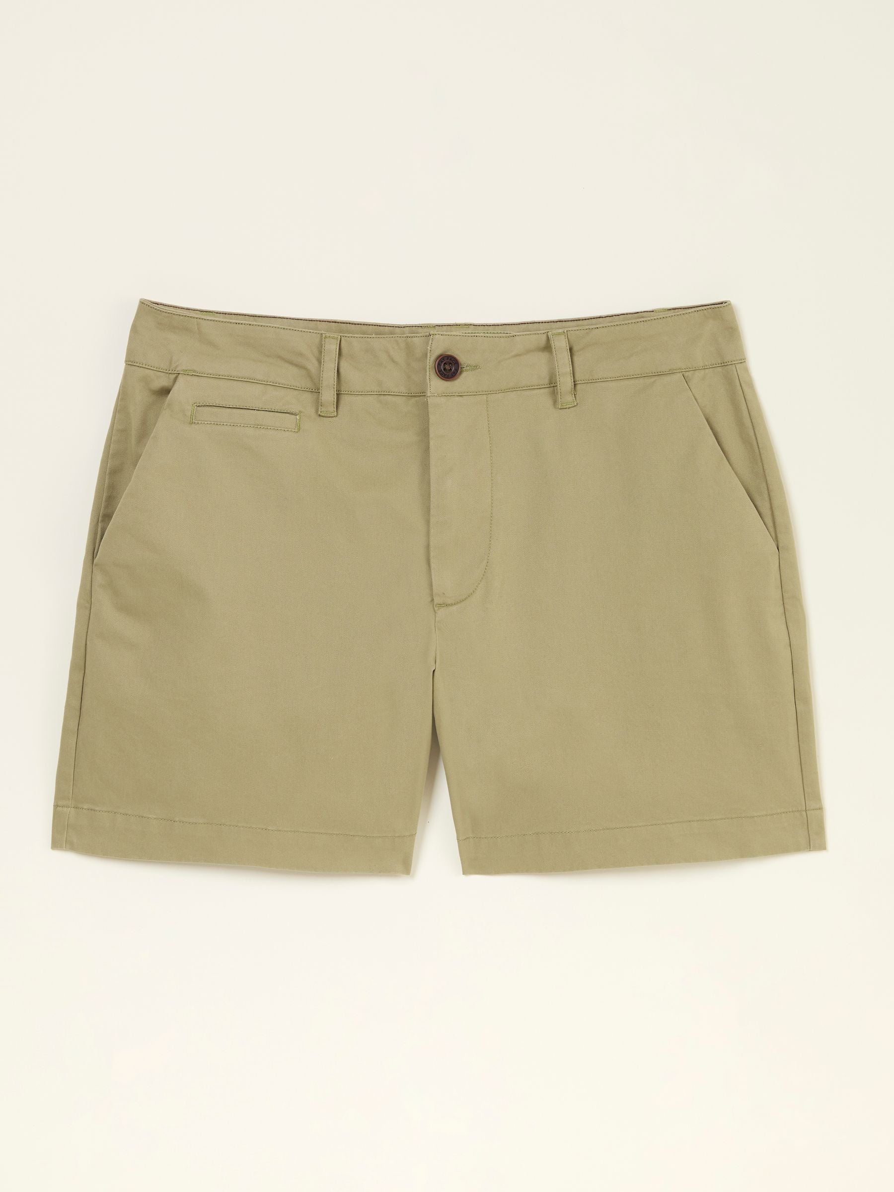 Padstow Khaki Green Chino Shorts