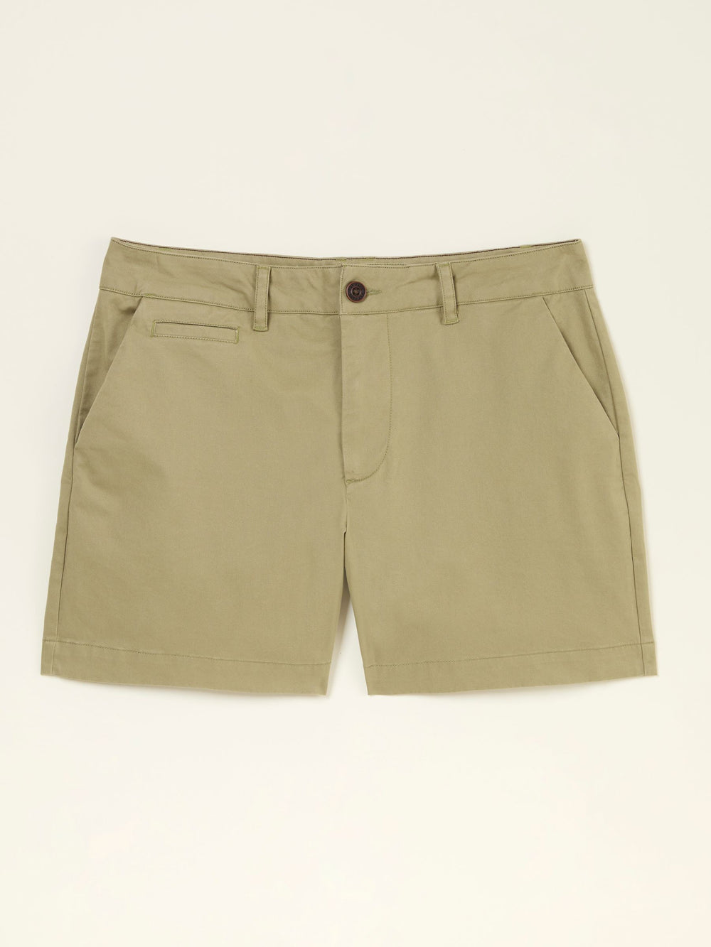 Padstow Khaki Green Chino Shorts