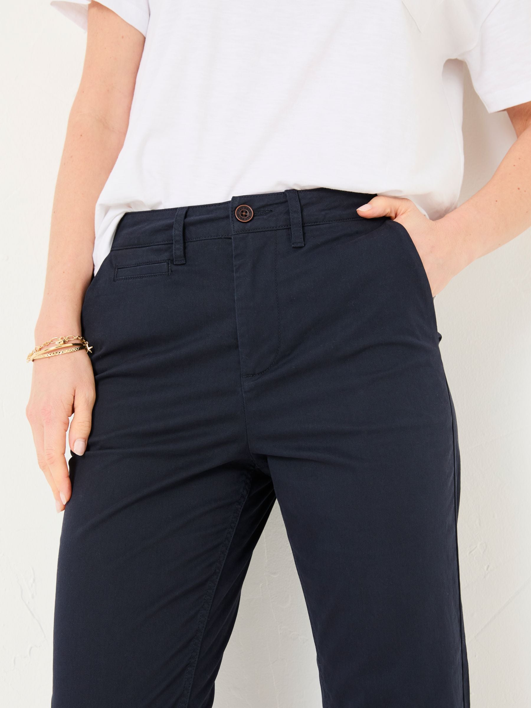 Rye Navy Chino Trousers