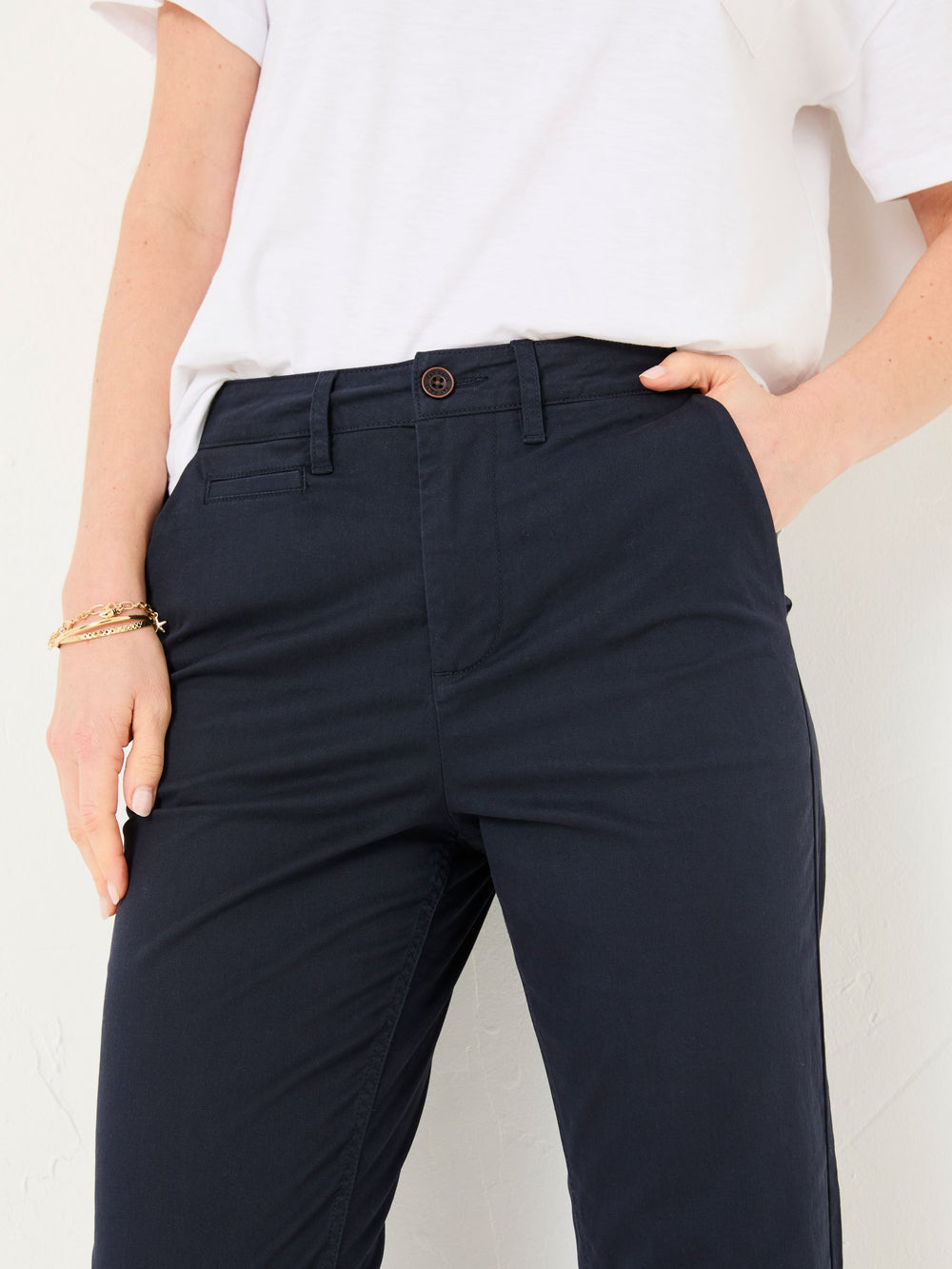 Rye Navy Chino Trousers