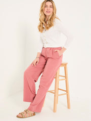 Penny Rose Pink Wide Leg Trousers