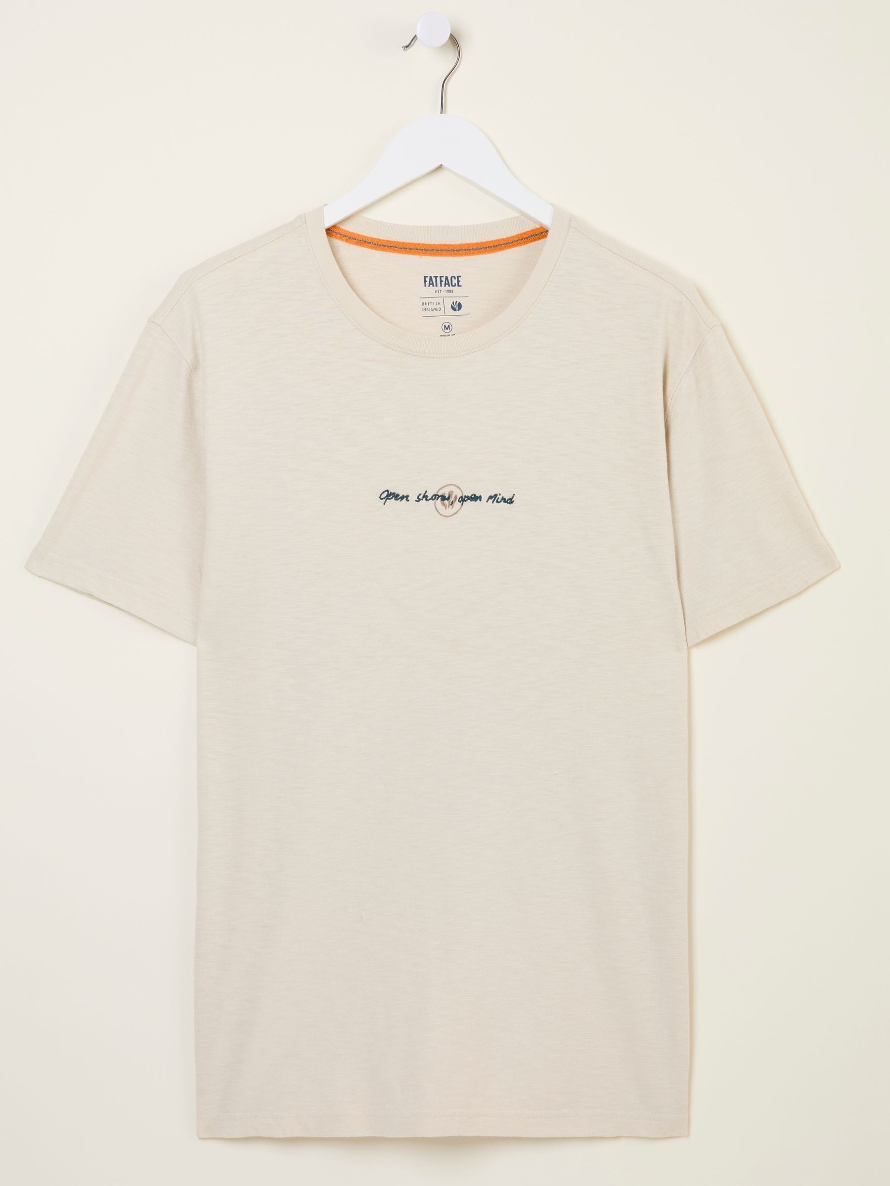 Oatmeal Open Shores Graphic Tshirt
