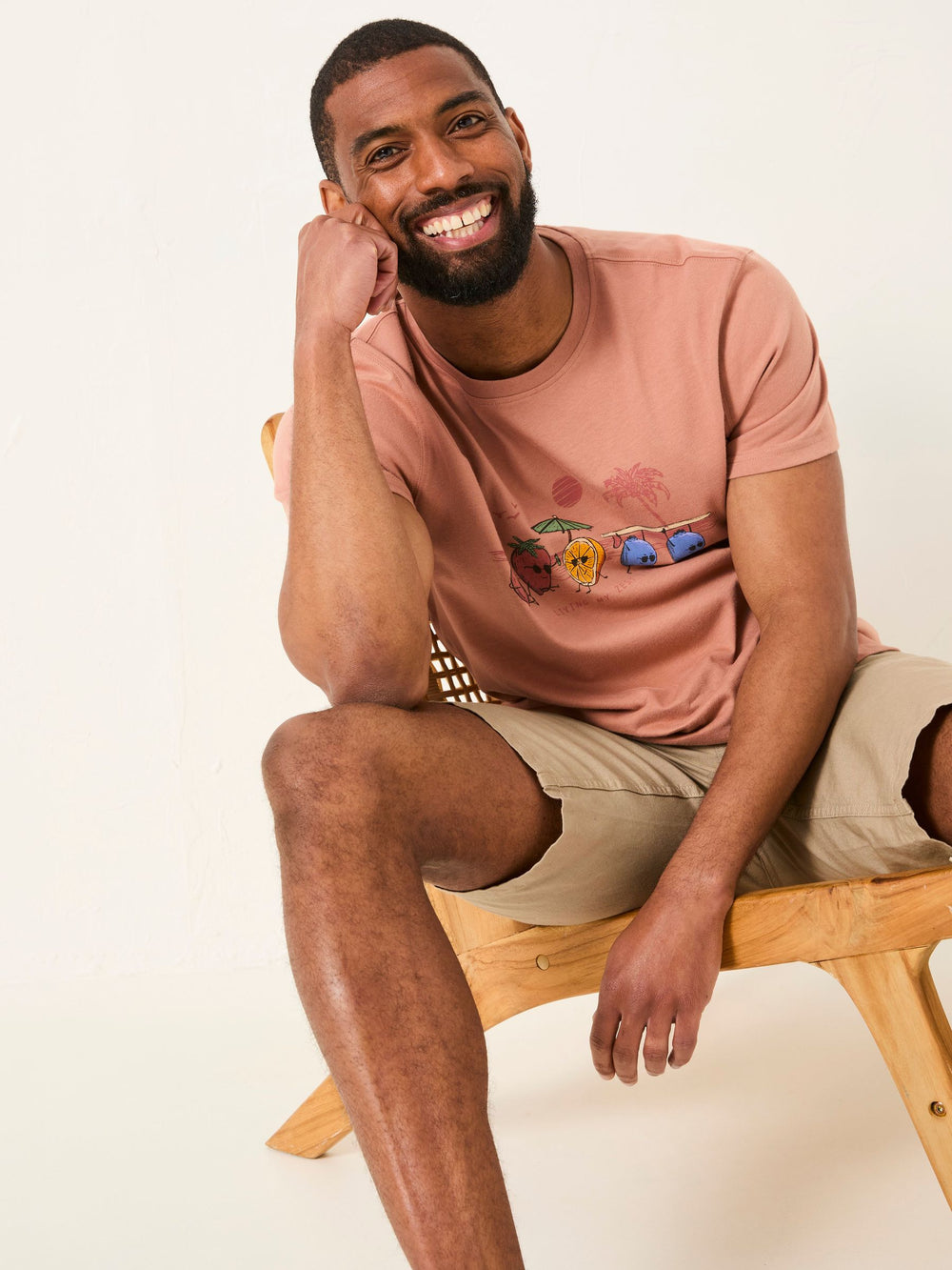 Brown Living The Zest Life Tshirt