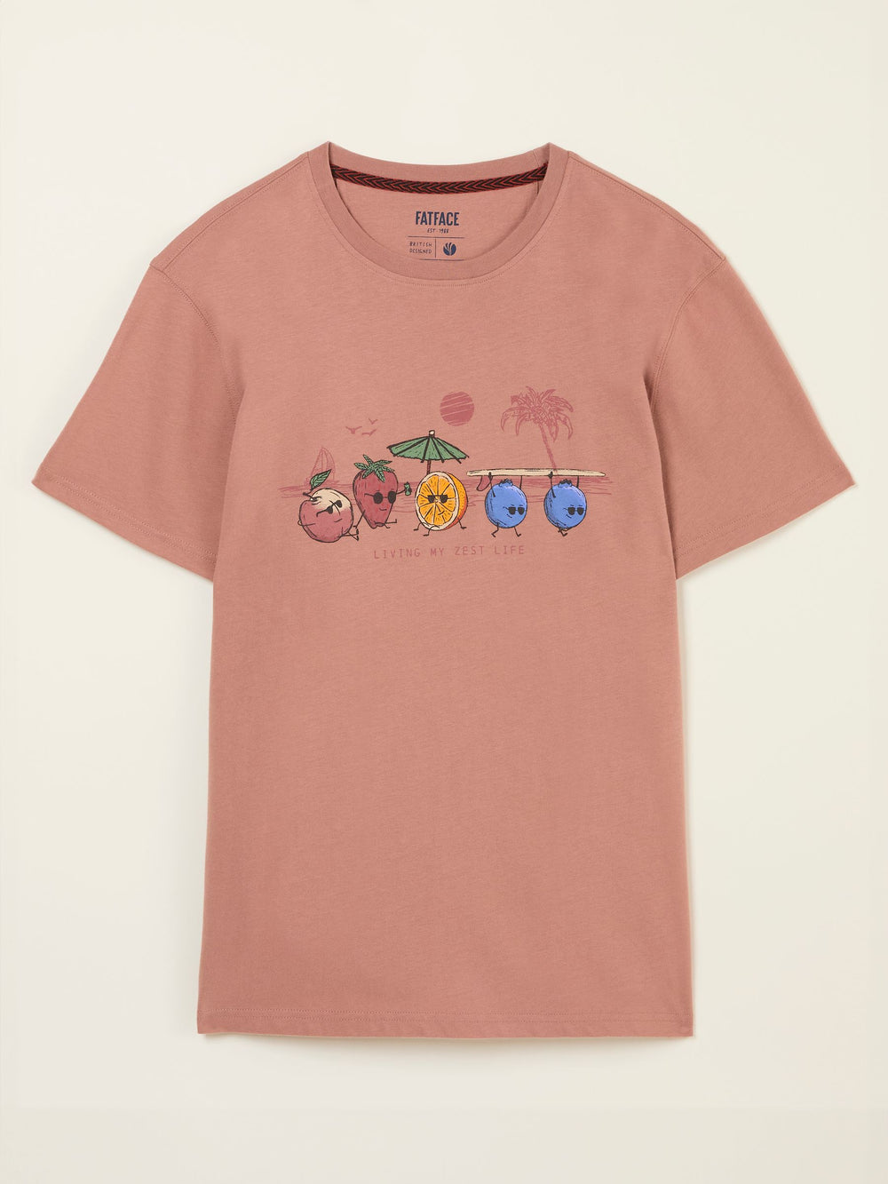 Brown Living The Zest Life Tshirt