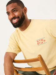 Yellow Out Of Office 100% Cotton T-Shirt