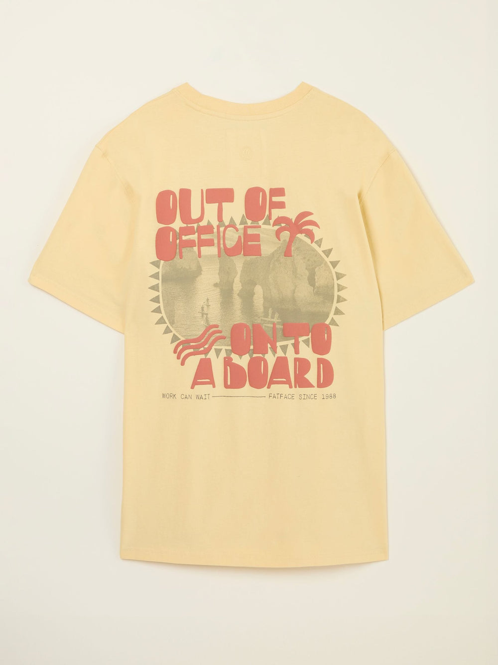 Yellow Out Of Office 100% Cotton T-Shirt