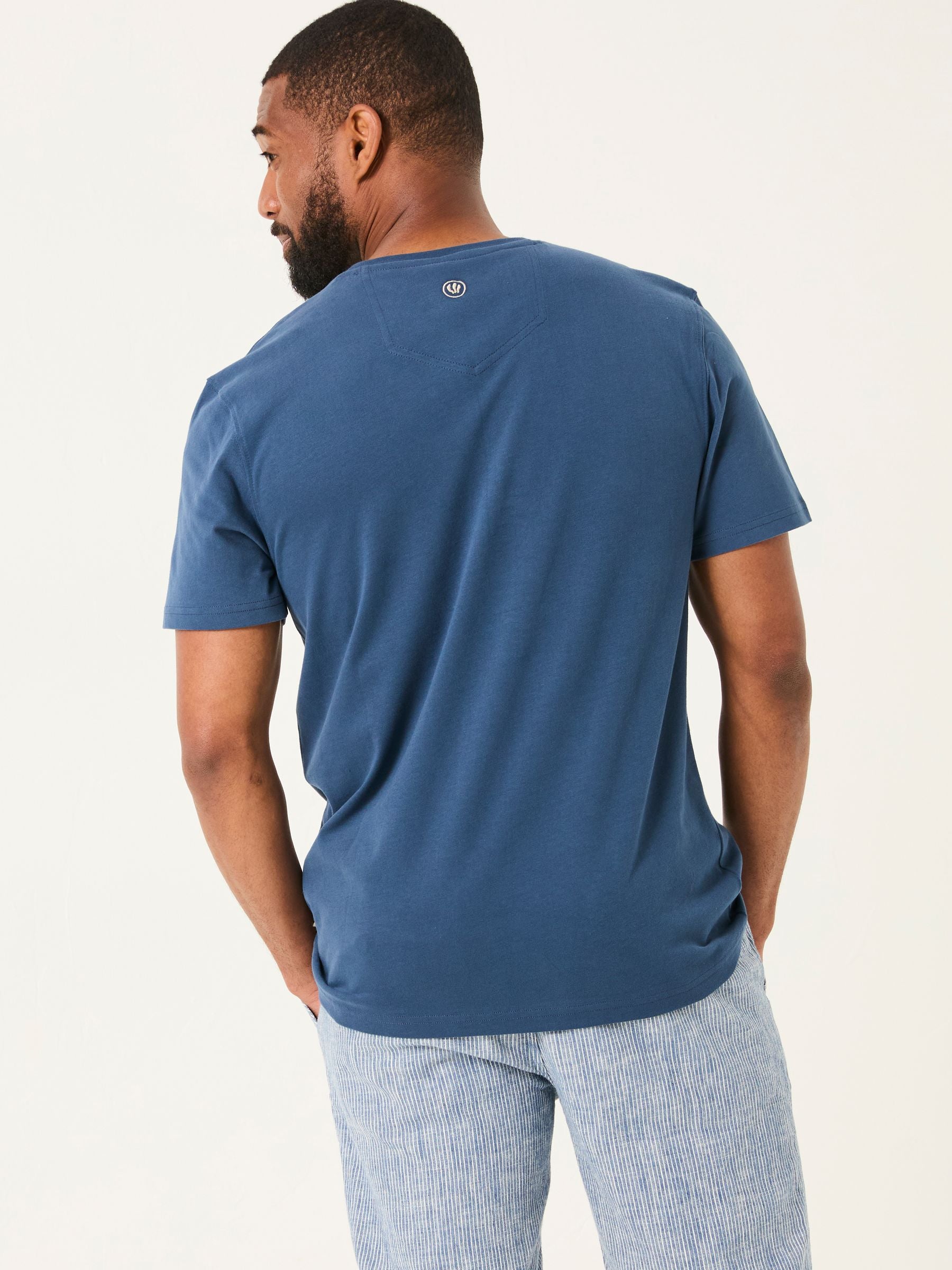 Navy Anchor Pocket Tshirt