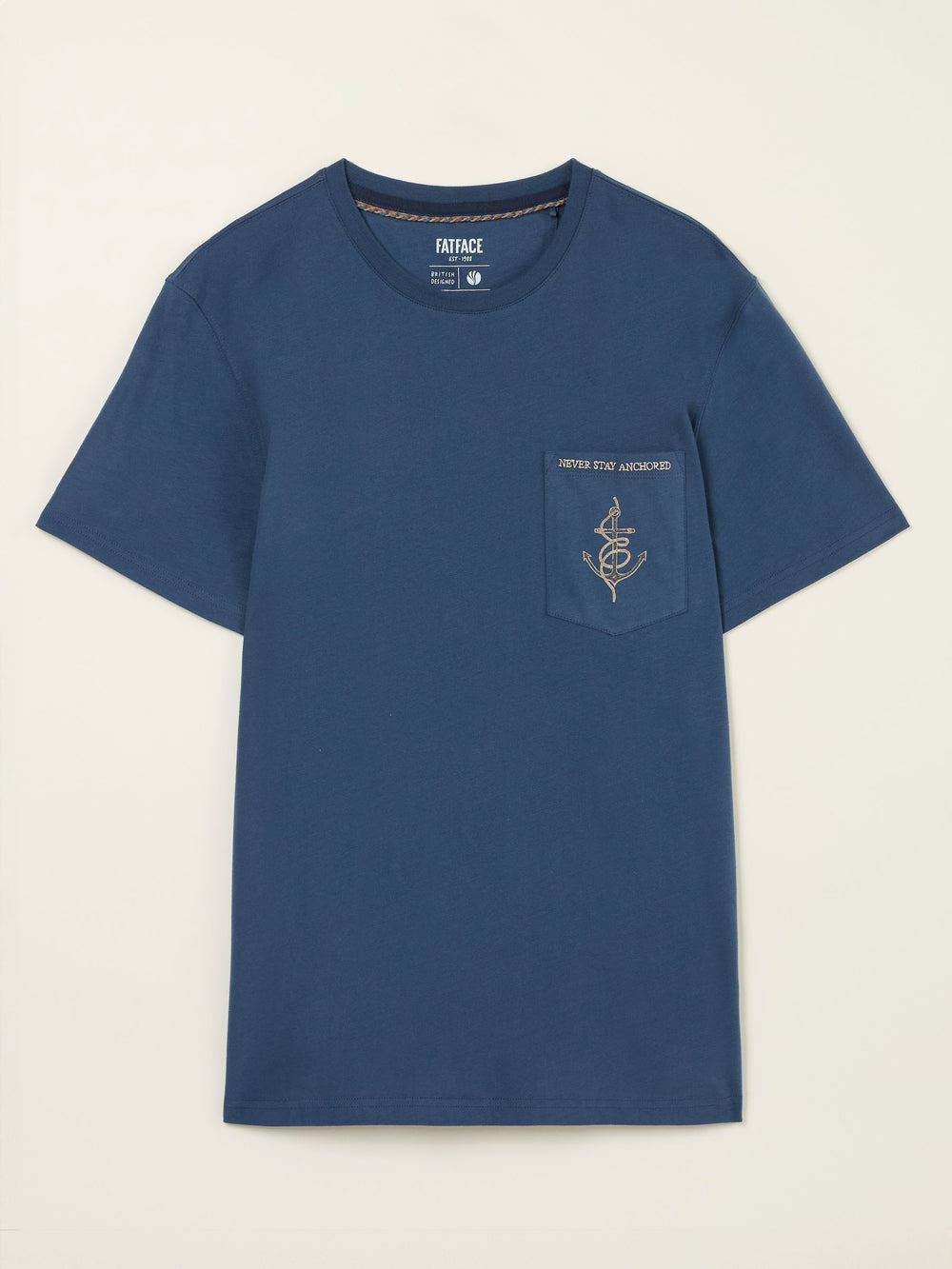 Navy Anchor Pocket Tshirt