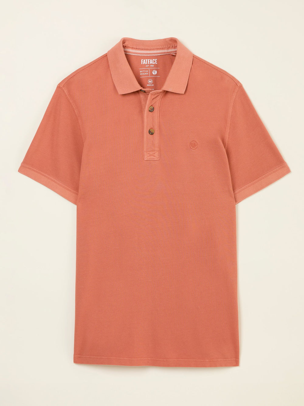 Orange Pique Polo