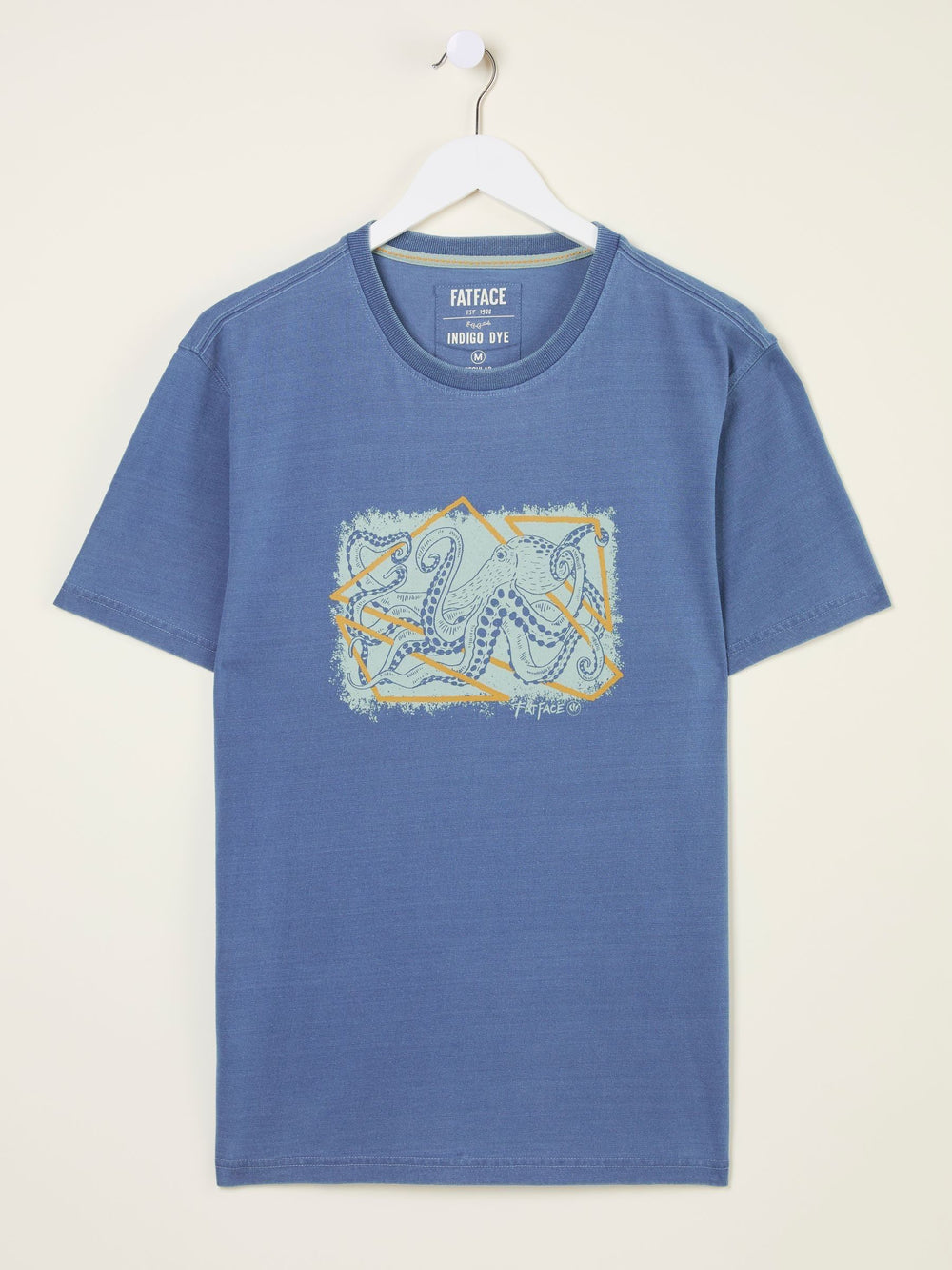 Indigo Blue Octopus Graphic Indigo T-shirt