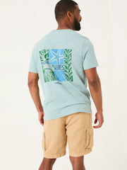 Light Blue MCS Chest Stripe Tshirt
