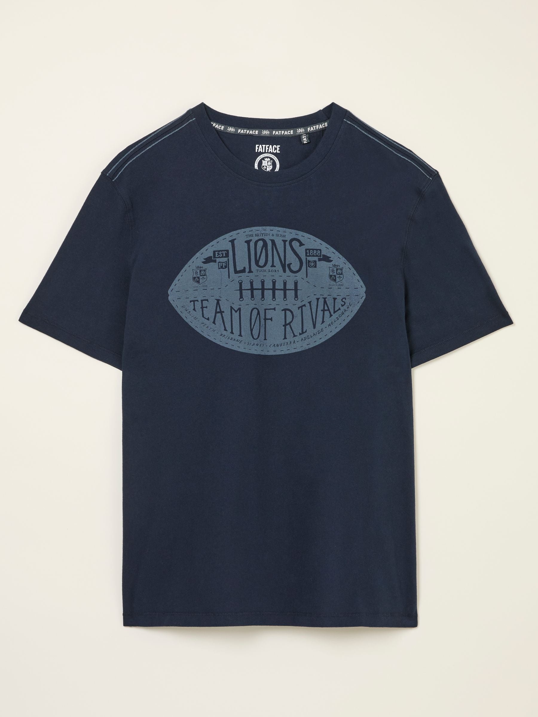 Navy Lions Tour Graphic Tshirt
