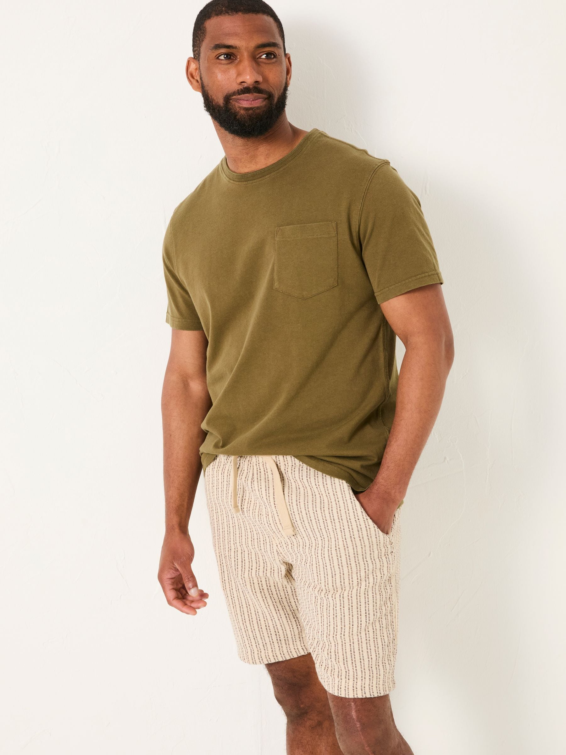 Cove Khaki Green Pocket Tshirt