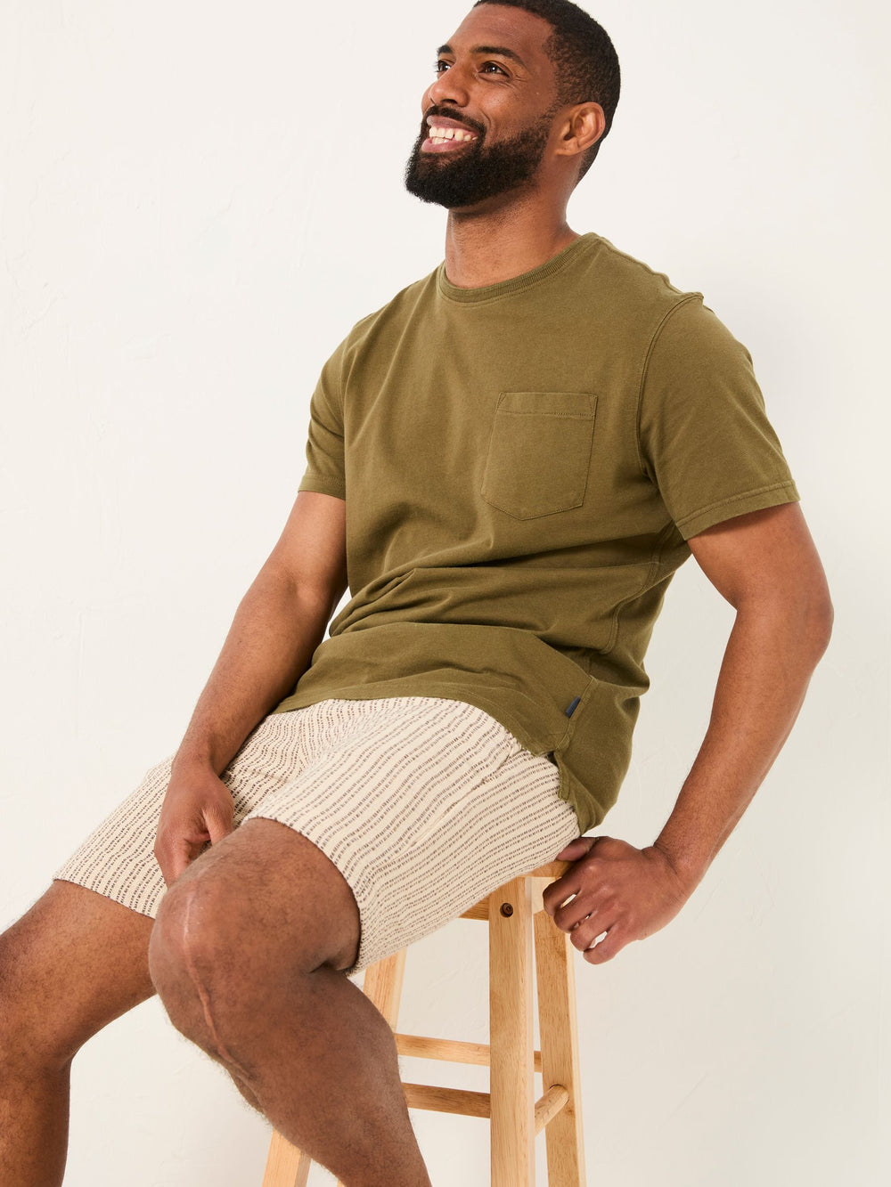 Cove Khaki Green Pocket Tshirt