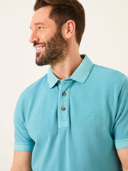Bright Blue Pique Polo