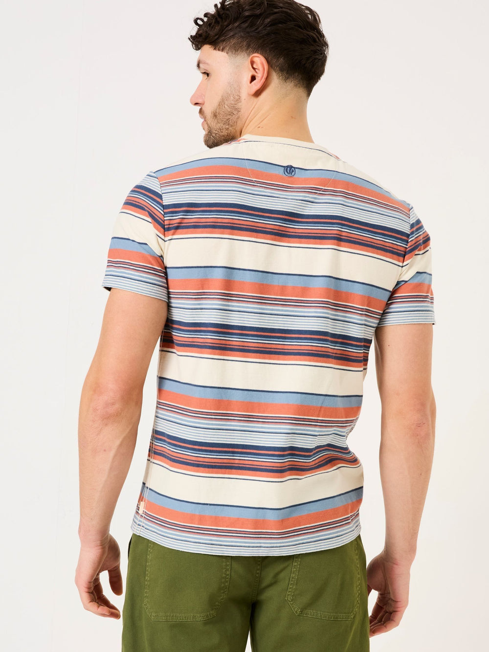 Trescowe Blue Trescowe Stripe Tshirt