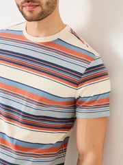 Trescowe Blue Trescowe Stripe Tshirt